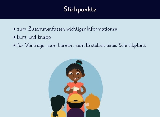 Stichpunkte Deutsch Schreiben In Der Grundschule