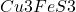 \ce{Cu3FeS3}