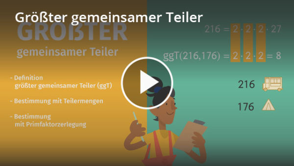 Größter gemeinsamer Teiler Video