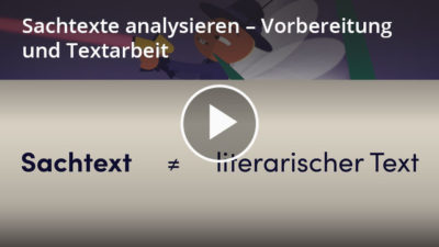 Sachtextanalyse – Definition & Zusammenfassung | Easy Schule