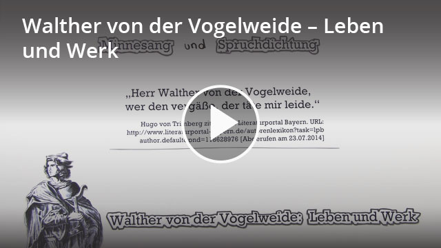 Walther von der Vogelweide Definition & Zusammenfassung Easy Schule
