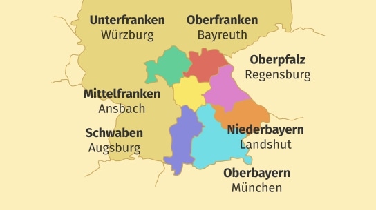 Die Regierungsbezirke Bayerns