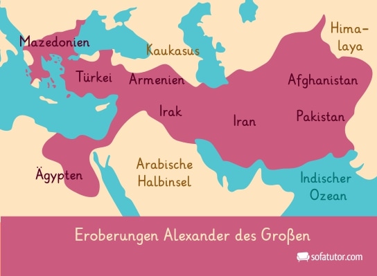 Welche Länder Hat Alexander Der Große Erobert Alexander der Große – Definition & Zusammenfassung | Easy Schule