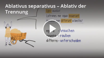 Ablativus separativus: Lernvideo