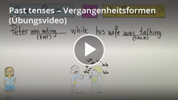 Past tenses in English: Lernvideo
