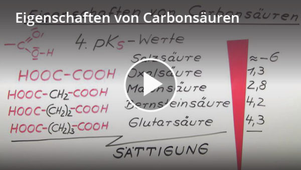 Carbonsäure: Lernvideo