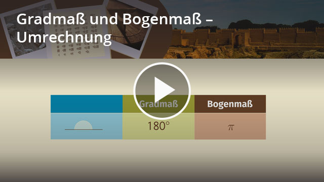 Bogenmaß & Gradmaß – Definition & Zusammenfassung | Easy Schule