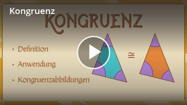 Kongruenz: Lernvideo