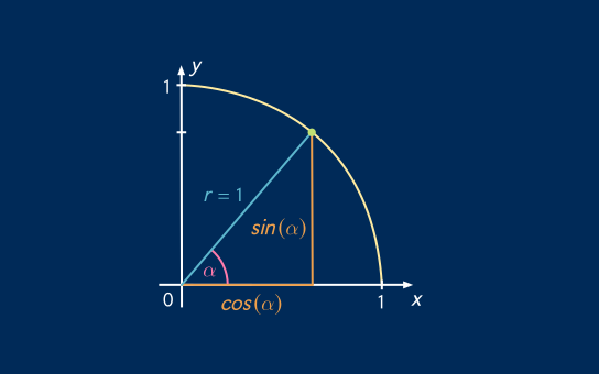 Der Sinus im Einheitskreis