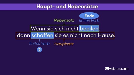 Haupt- und Nebensätze 2