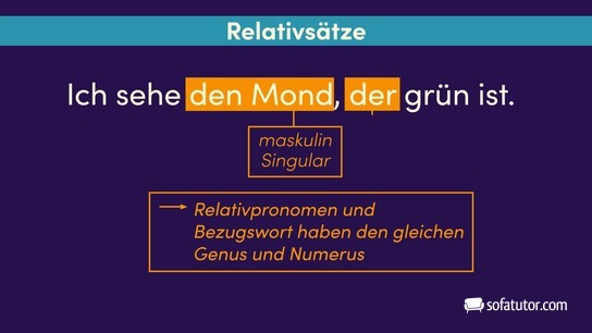 Relativsätze und Relativpronomen