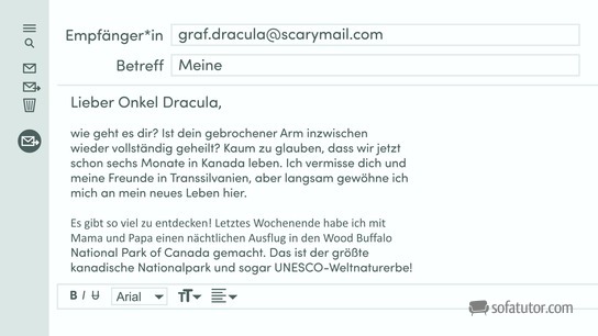 E-Mail schreiben