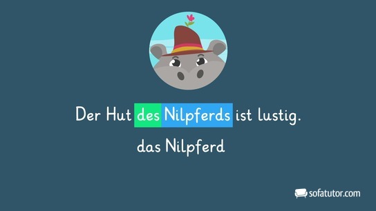 Das Nilpferd - des Nilpferds