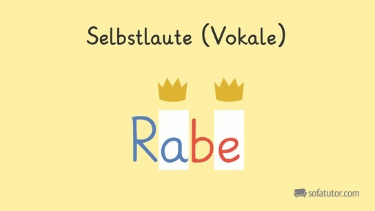 Selbstlaute - Beispiel